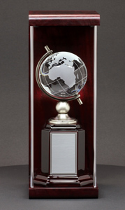 Crystal Globe recognition achievement awards